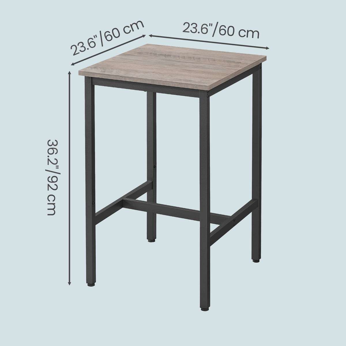 Bar Table, Tall Kitchen Table for Breakfast, Dining Room Table - image 9
