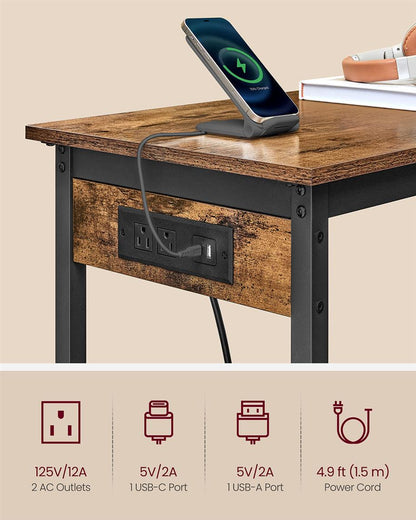 Bar Table with Charging Station