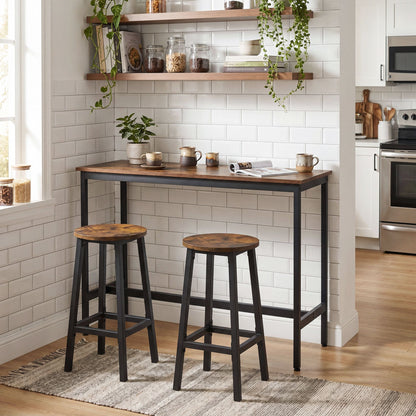 Bar Table with 2 Bar Stools, Bar Table Set, Kitchen Table with Bar Chairs - image 4