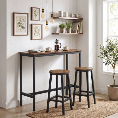 Bar Table with 2 Bar Stools, Bar Table Set, Kitchen Table with Bar Chairs - image 5