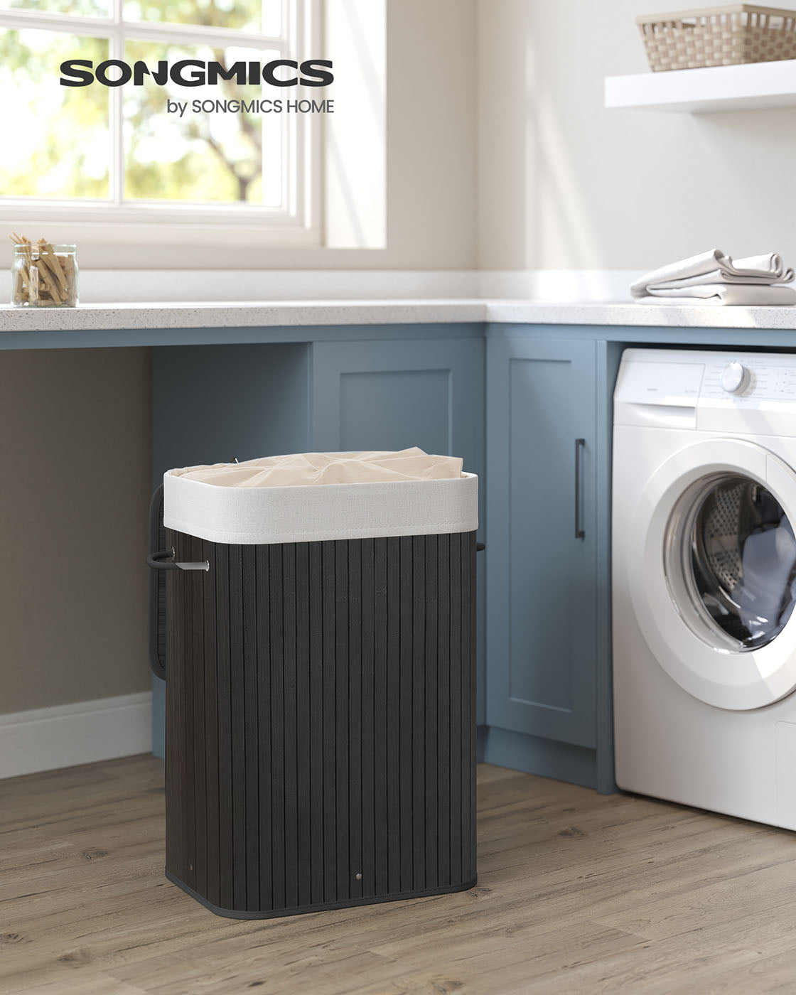 Bamboo Laundry Hamper - image 12
