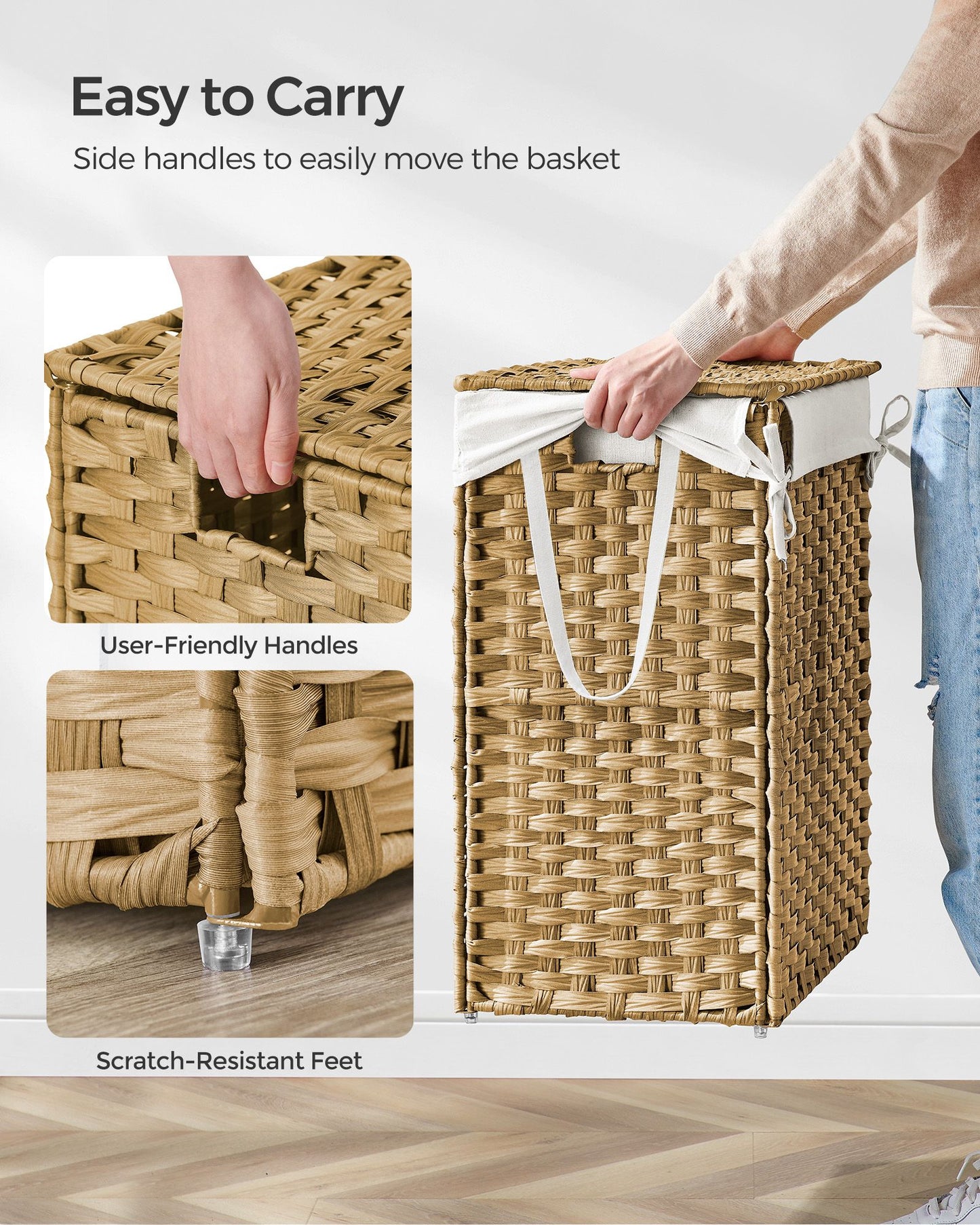 Laundry Hamper with Lid - image 2