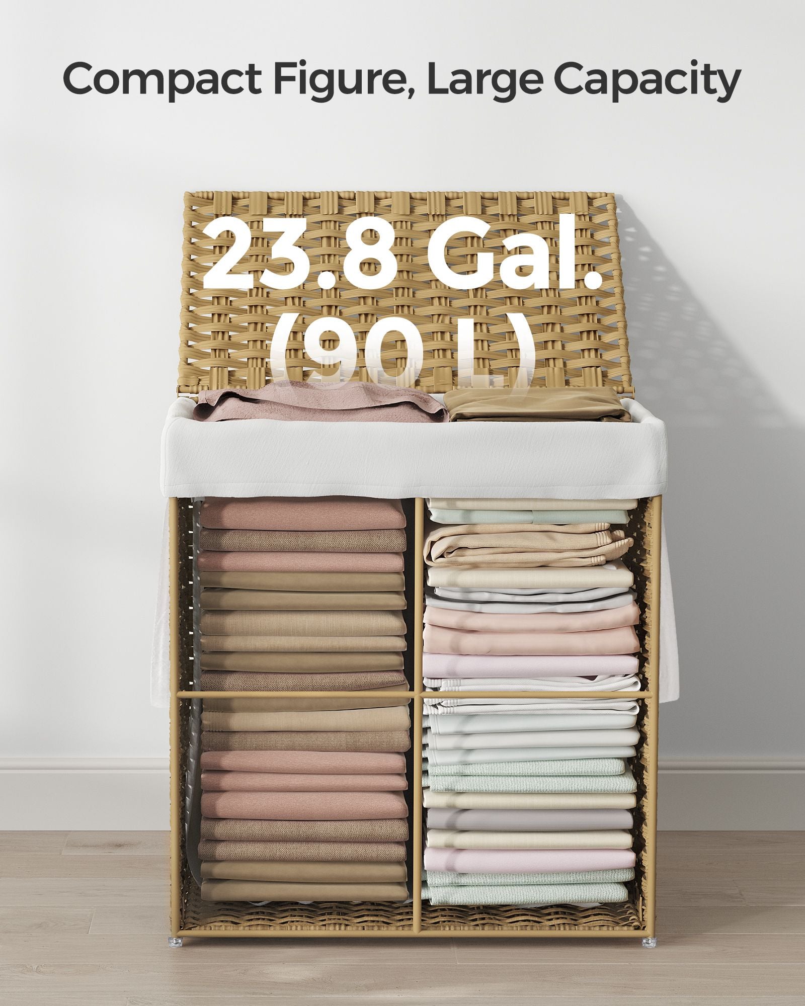 Laundry Hamper with Lid - image 3