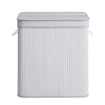 Laundry Hamper with Lid, Bamboo Laundry Basket, Removable - image 42