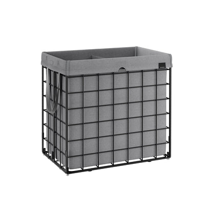 Laundry Hamper with Metal Wire Frame, 34.3 Gal. (130L)
