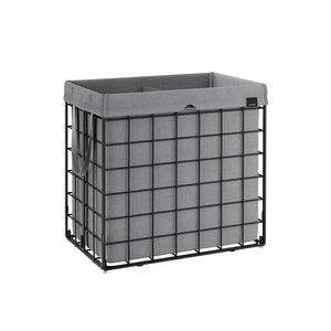 Laundry Hamper with Metal Wire Frame, 34.3 Gal. (130L)