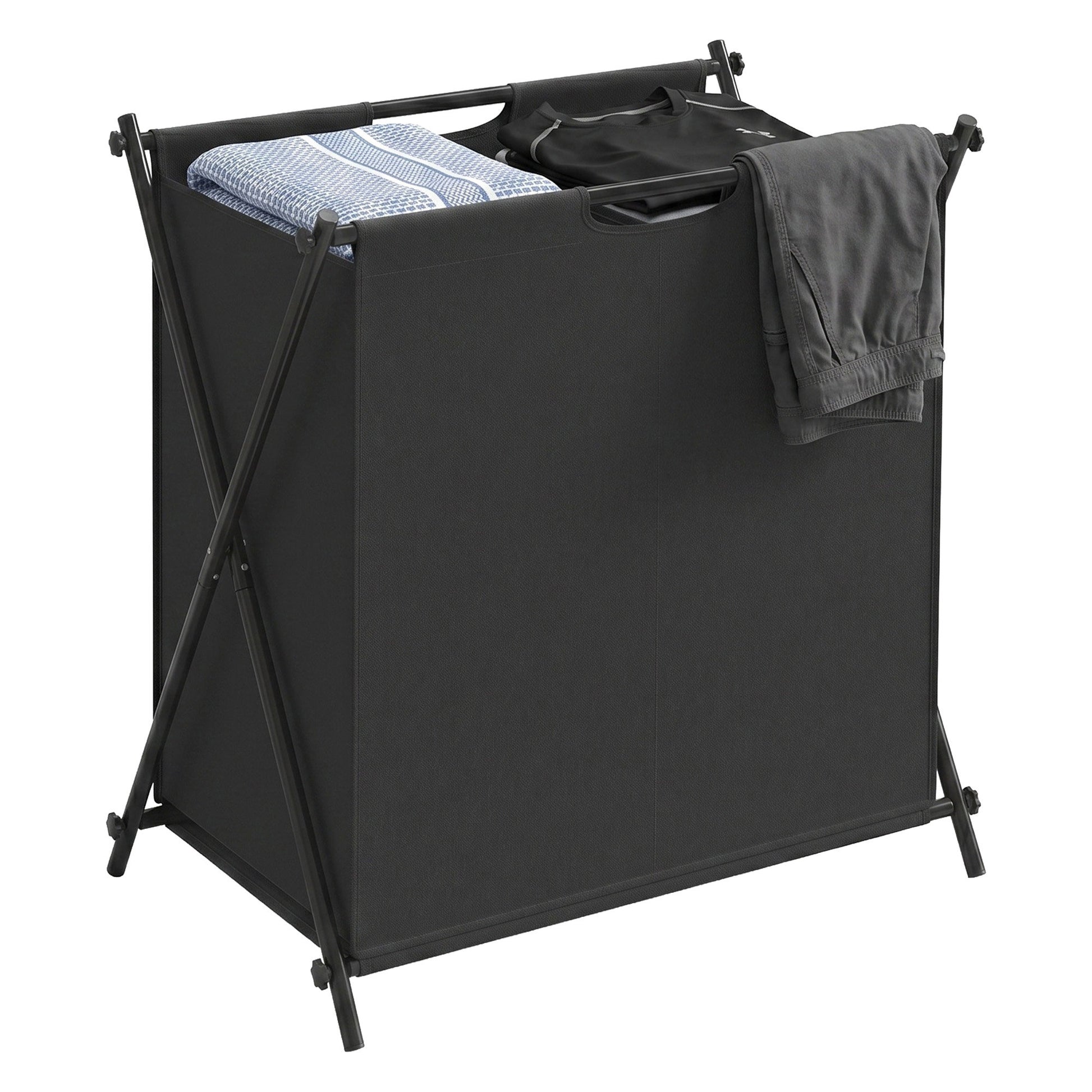 Laundry Hamper, Laundry Basket, 155 L Laundry Sorter 4 Sections - image 8
