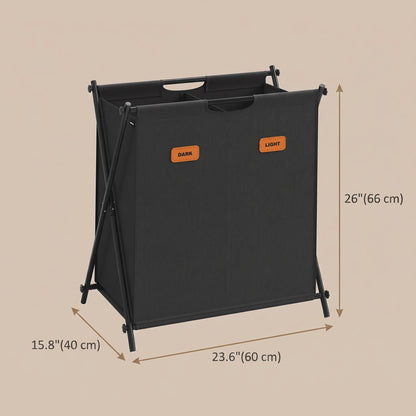 Laundry Hamper, Laundry Basket, 155 L Laundry Sorter 4 Sections - image 9