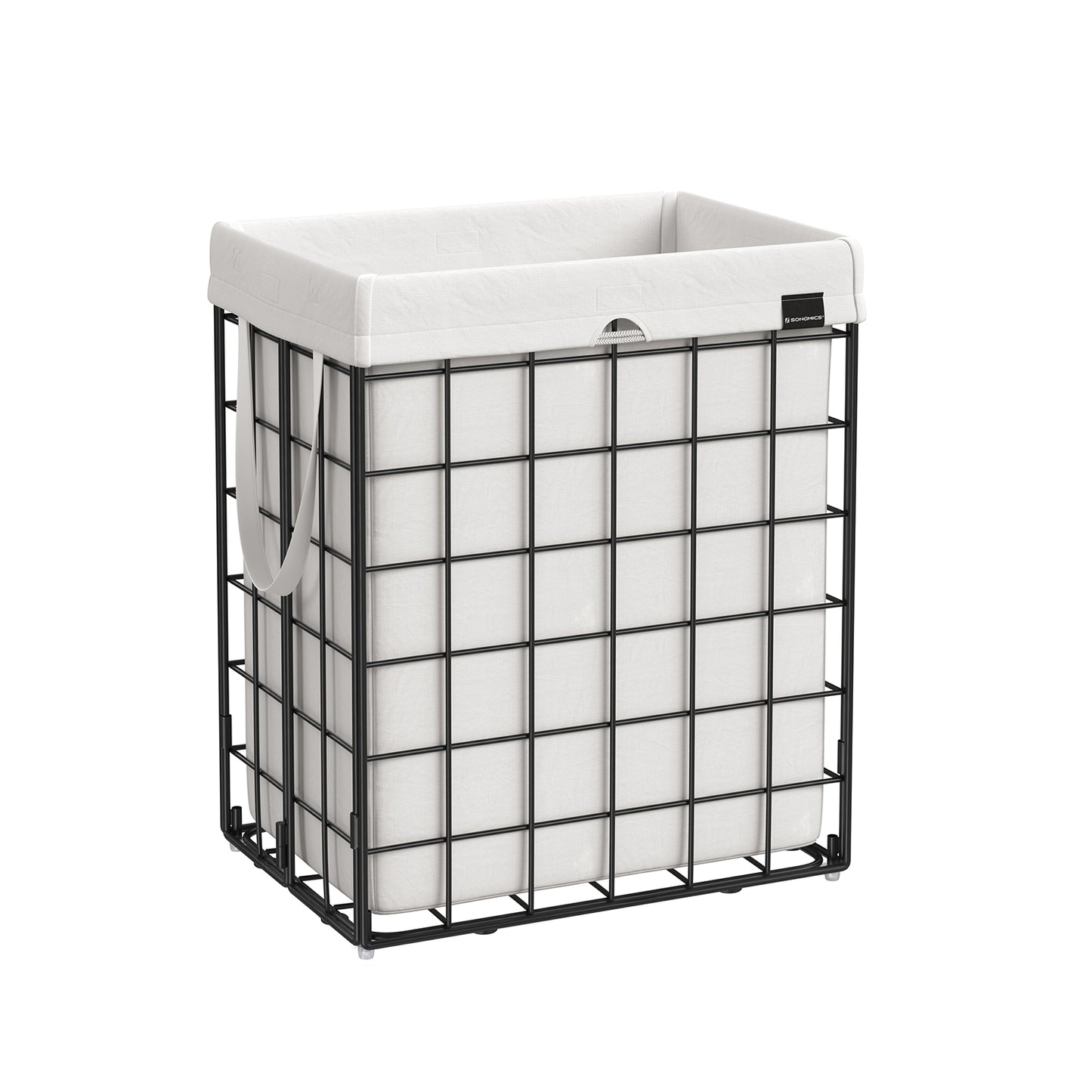 Laundry Hamper with Metal Wire Frame, 23.8 Gal. (90L)
