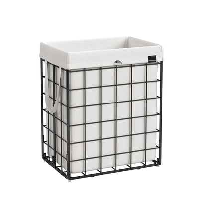 Laundry Hamper with Metal Wire Frame, 23.8 Gal. (90L)