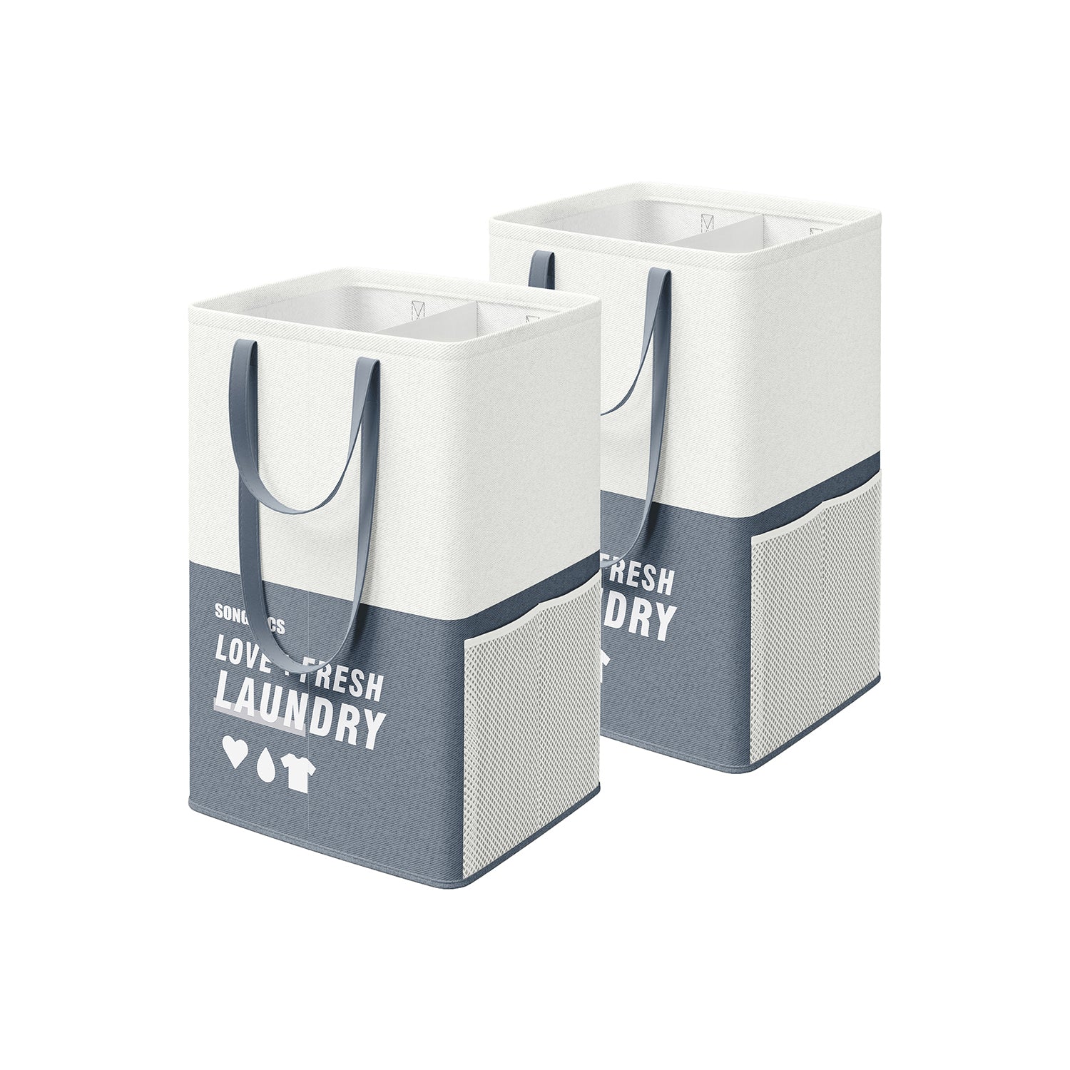 90L Laundry Baskets Set of 2 - image 1