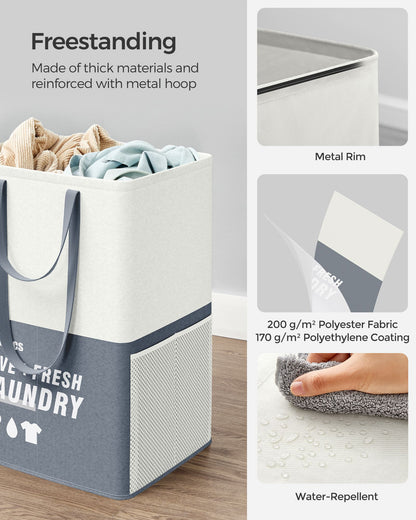 90L Laundry Baskets Set of 2 - image 5