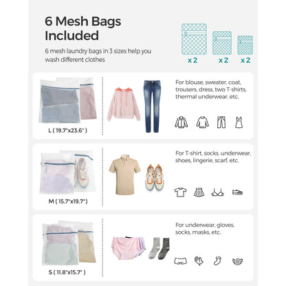 130L Clothes Hamper with 2 Removable Liner Bags