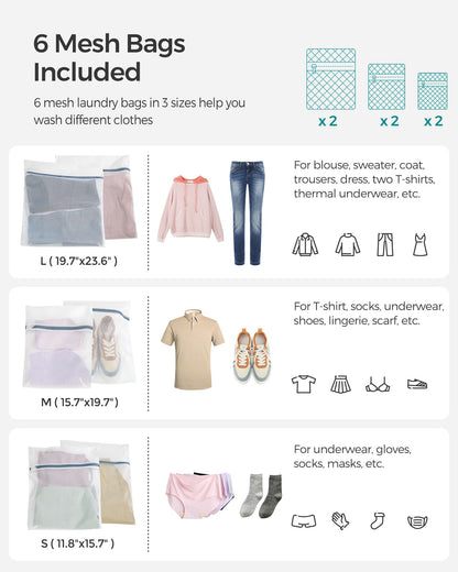 130L Clothes Hamper with Liner Bags