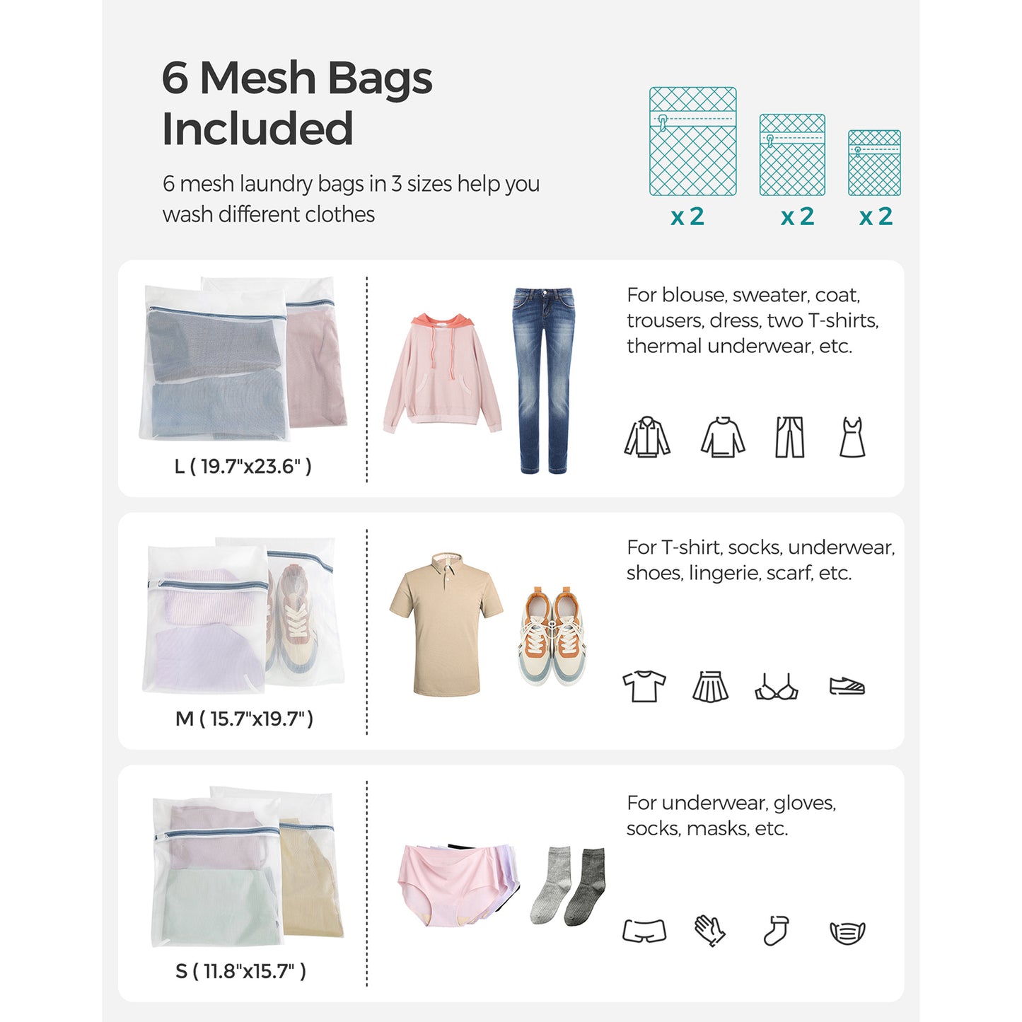 130L Clothes Hamper with 2 Removable Liner Bags