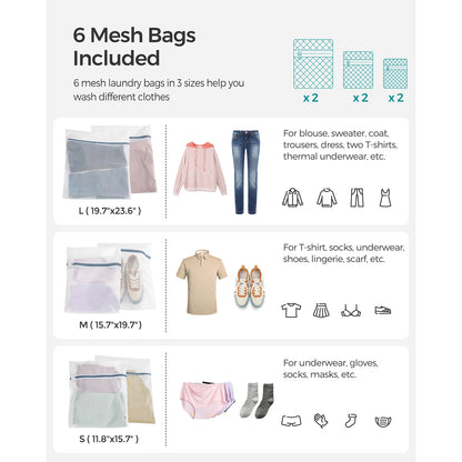 130L Clothes Hamper with 2 Removable Liner Bags