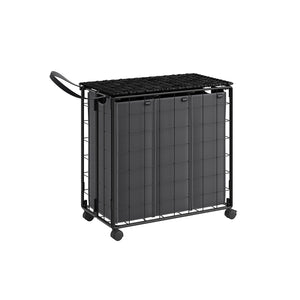 34.3-Gallon Laundry Hamper with Wheels