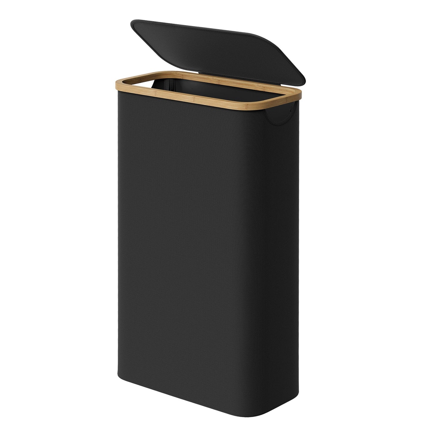 Laundry Basket with Lid, Slim Laundry Hamper, 65 L - image 1