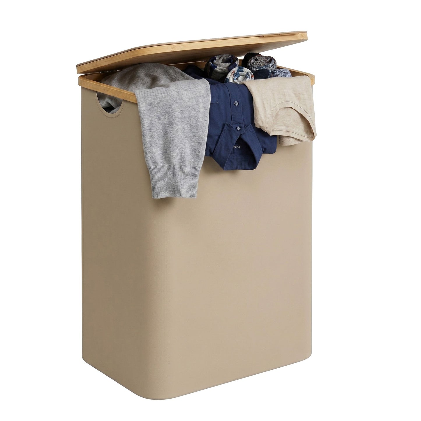 Laundry Basket with Lid, Slim Laundry Hamper, 65 L - image 44