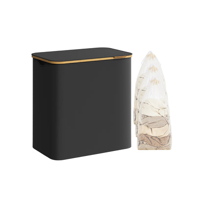 130L 2-Section Laundry Basket with Lid Ink Black - image 27