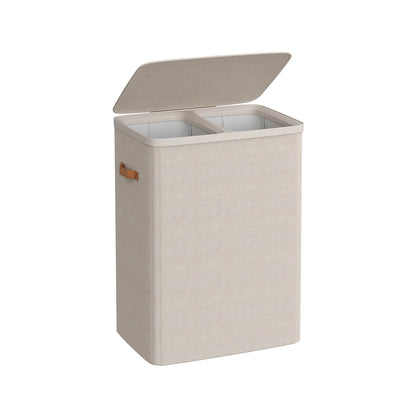 44.9 Gal. Laundry Hamper with Lid and Handles - HWLEXTRA 