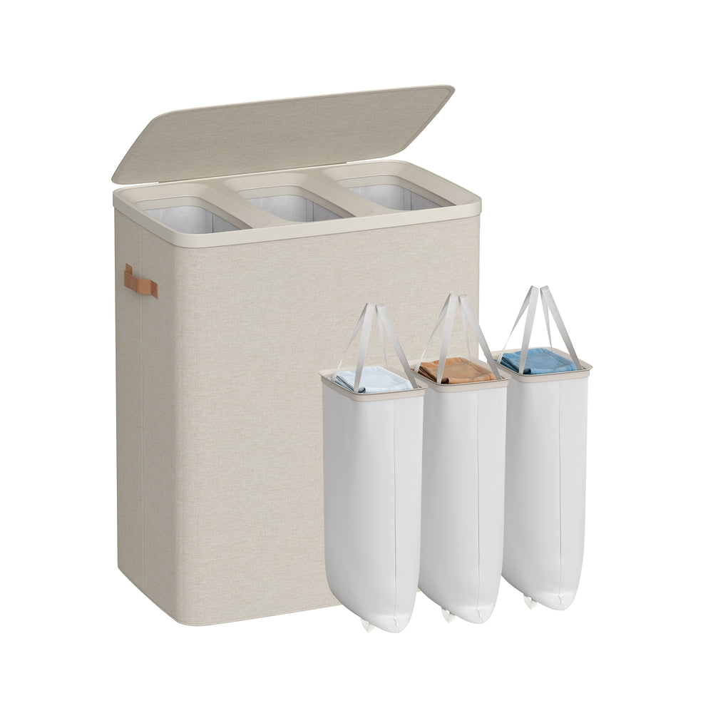 50.2 Gal. Laundry Hamper with Lid and Handles - HWLEXTRA 