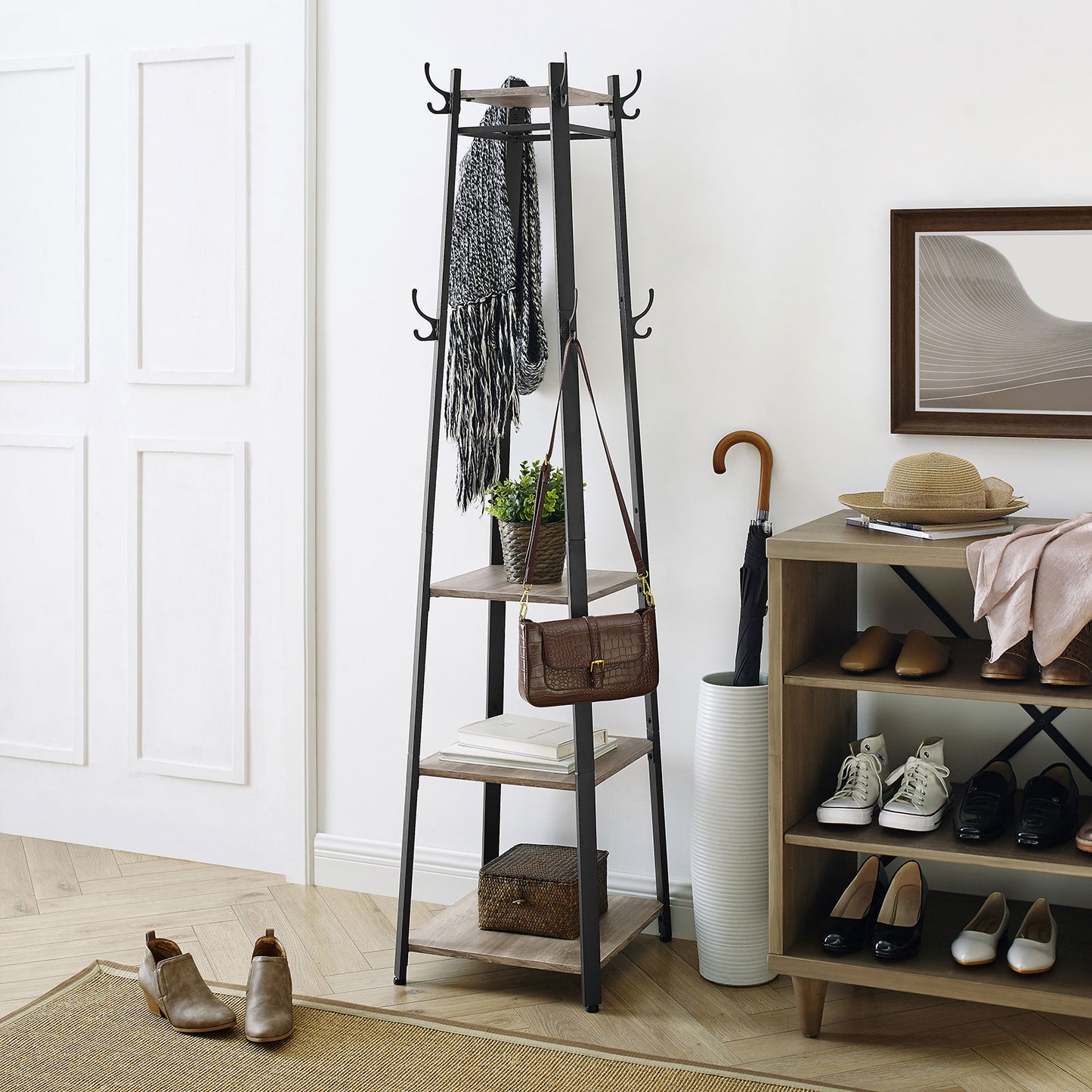 3 Shelves Coat Stand - image 3