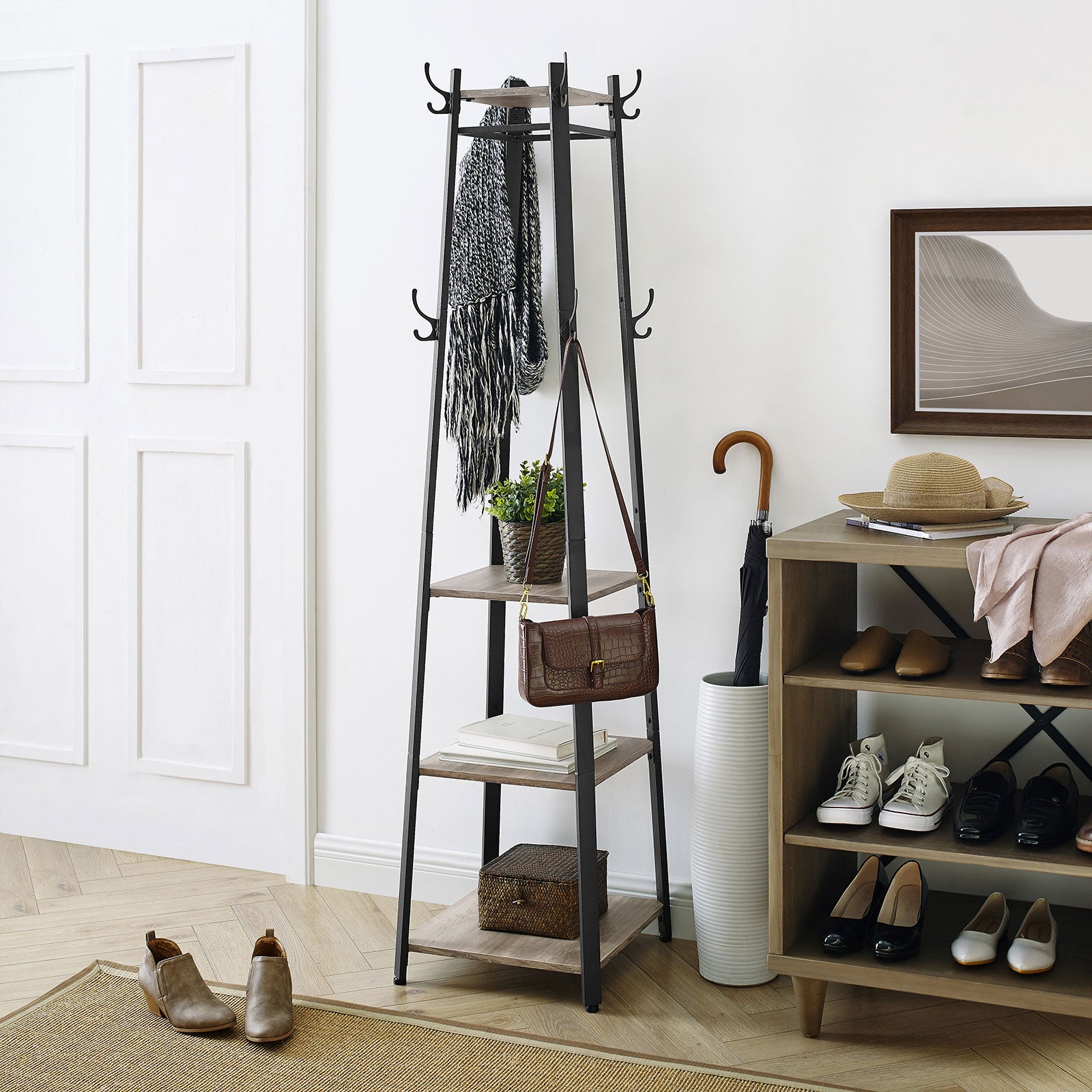 3 Shelves Coat Stand - image 3