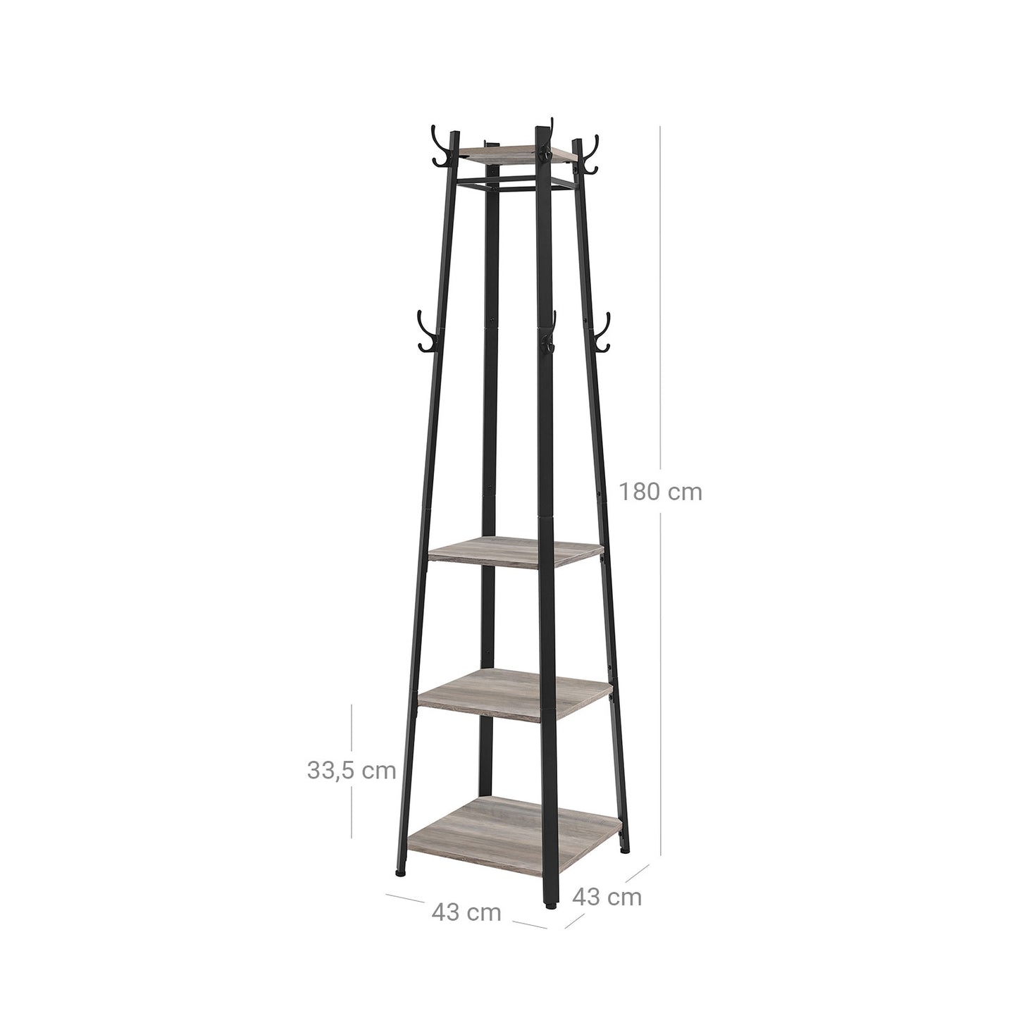 3 Shelves Coat Stand - image 9