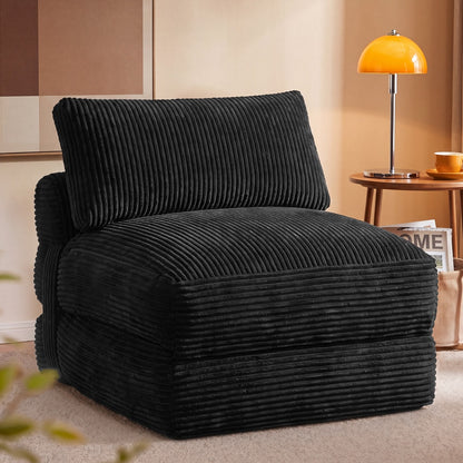 Folding Sofa Bed, Convertible Chair Bed with Pillow, Sleeper Chair
