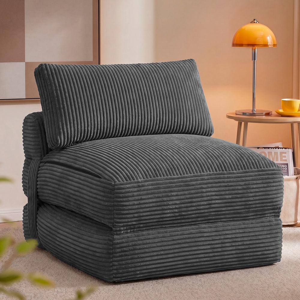 Folding Sofa Bed, Convertible Chair Bed with Pillow, Sleeper Chair