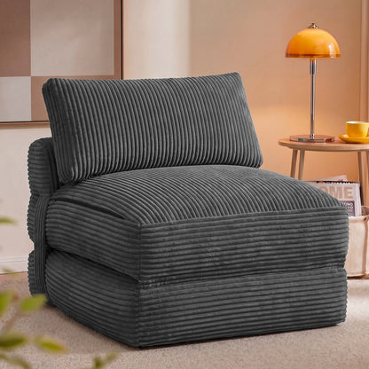 Folding Sofa Bed, Convertible Chair Bed with Pillow, Sleeper Chair