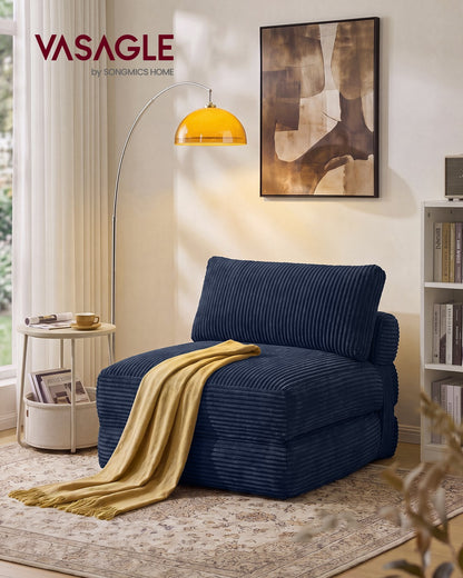 Folding Sofa Bed, Convertible Chair Bed with Pillow, Sleeper Chair