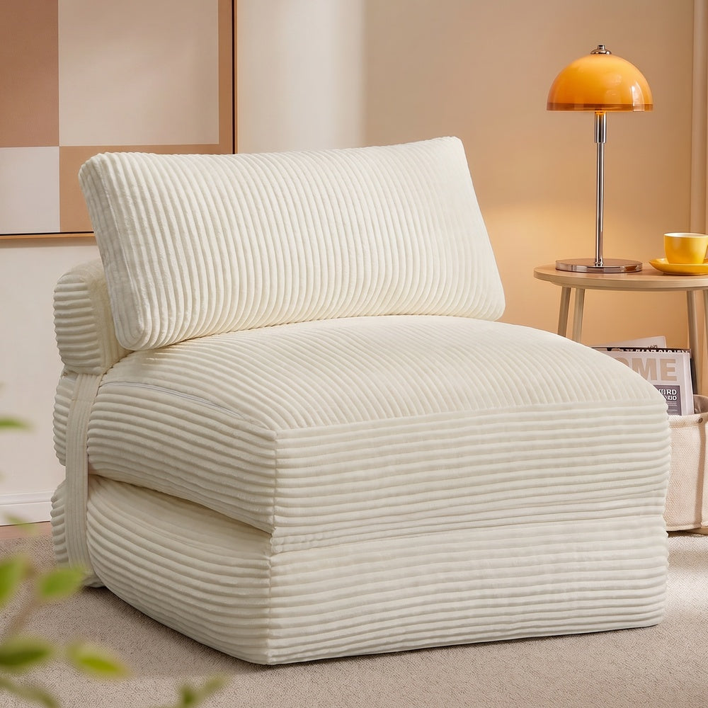 Folding Sofa Bed, Convertible Chair Bed with Pillow, Sleeper Chair