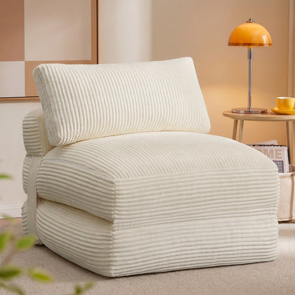 Folding Sofa Bed, Convertible Chair Bed with Pillow, Sleeper Chair