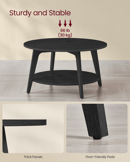 2 Tier Round Coffee Table