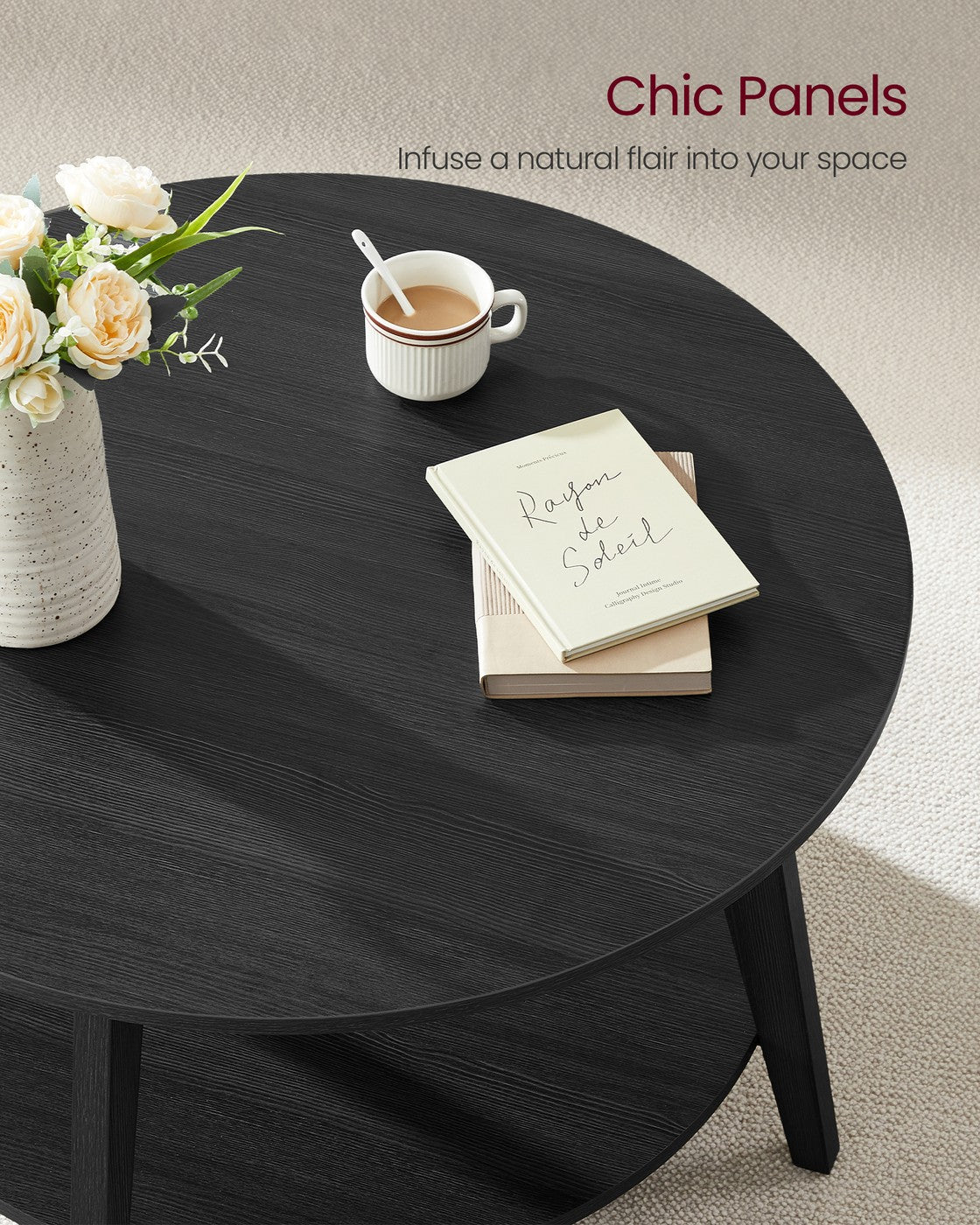2 Tier Round Coffee Table