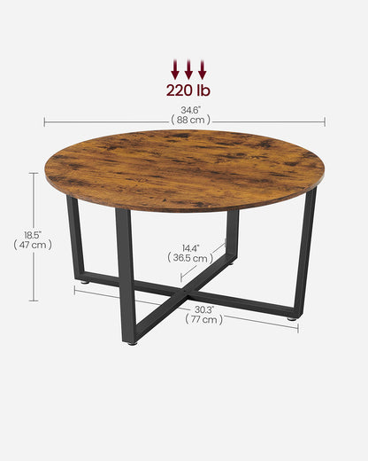 Metal Frame Coffee Table - image 6