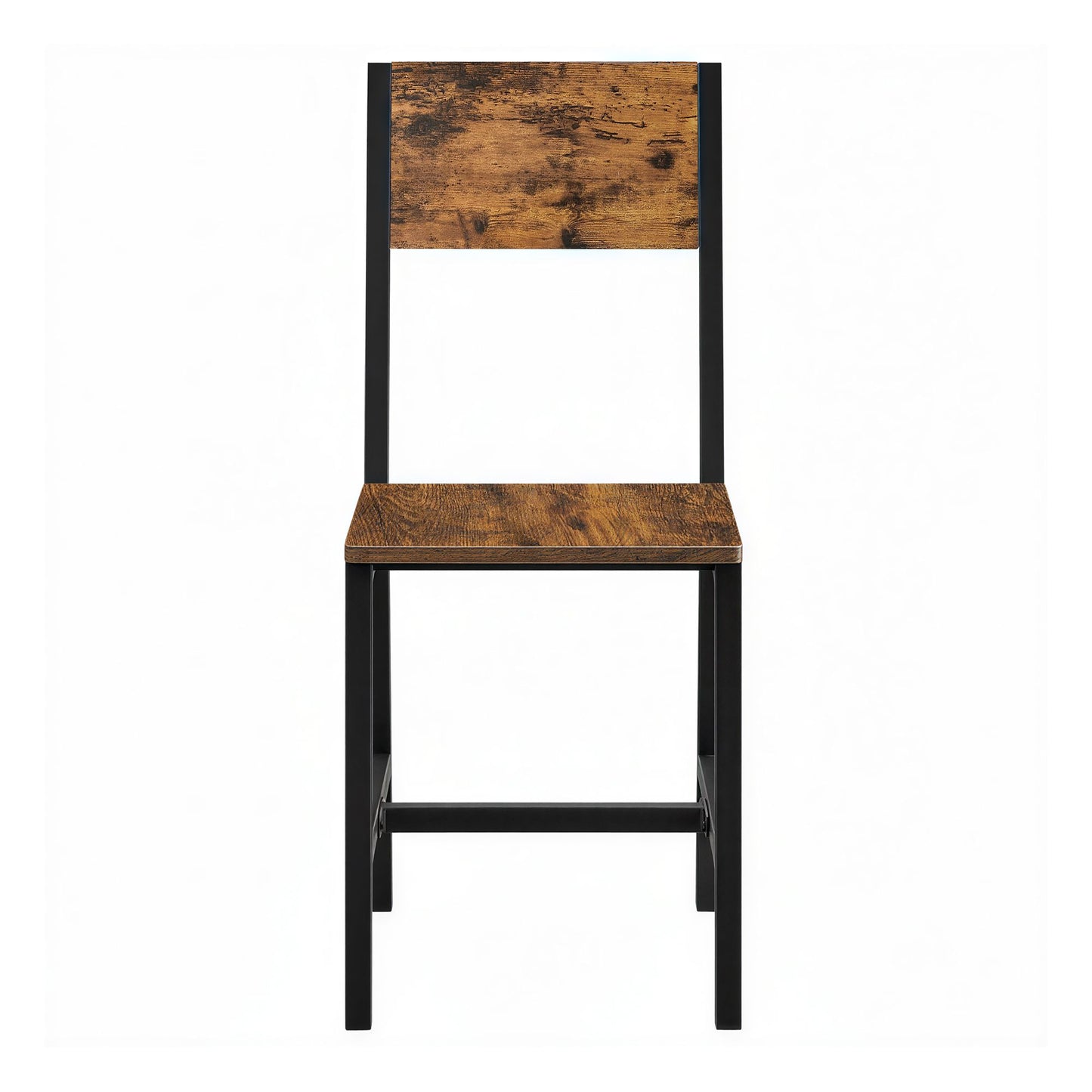 Set of 2 Kitchen Chairs, Rustic Dining Chairs with Back, for Kitchen, Bedroom, Living Room - image 2