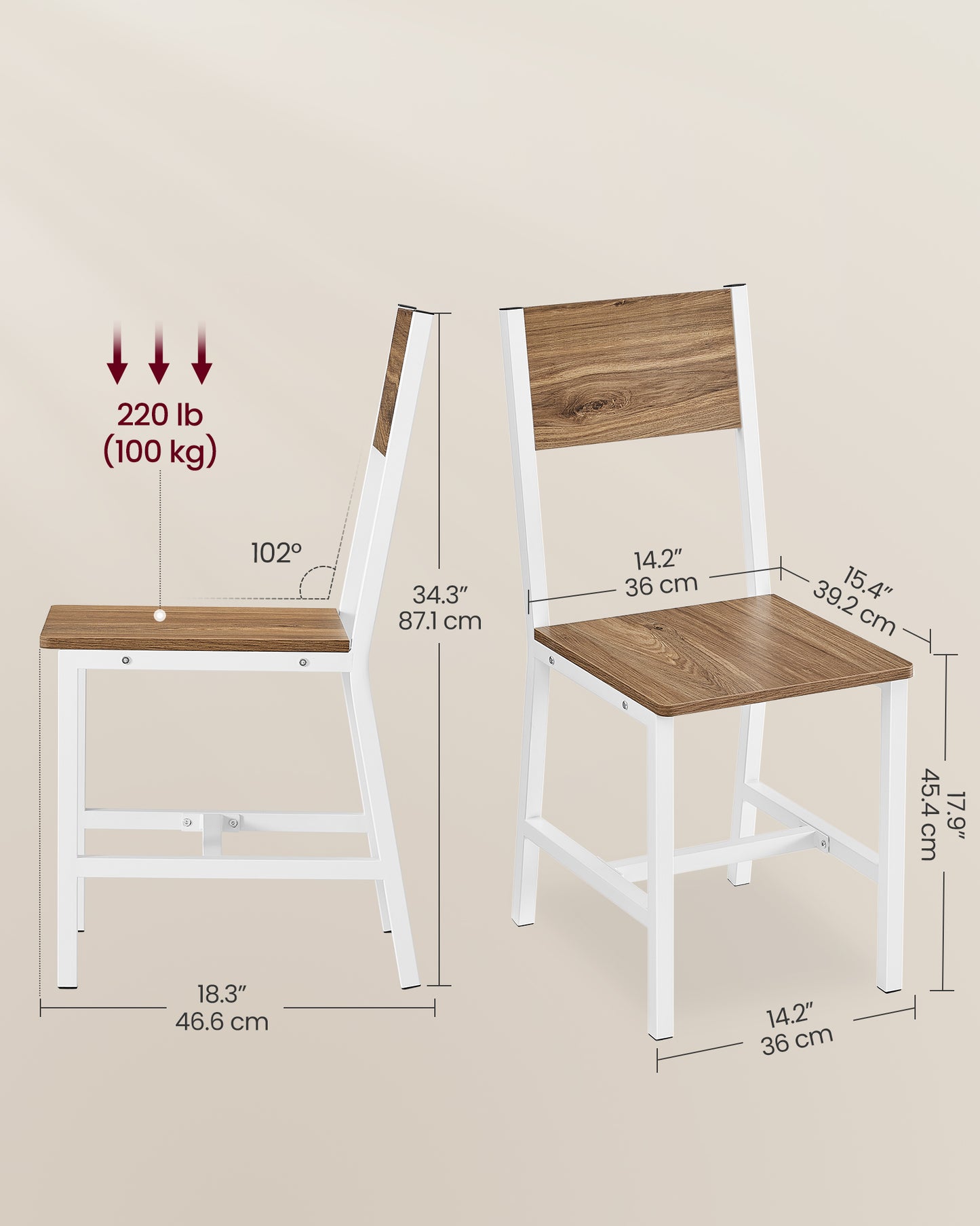 Dining Chair Set of 4