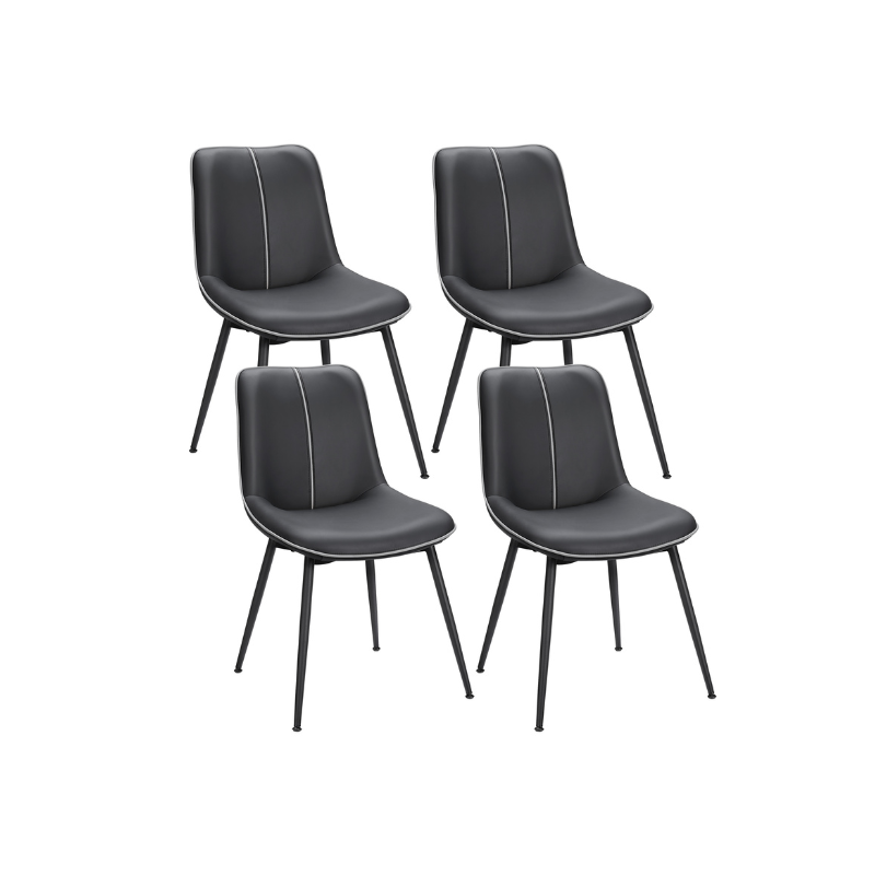 Leather Dining Chairs Set of 4
