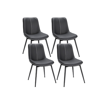 Leather Dining Chairs Set of 4