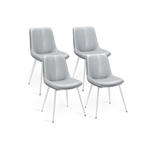 Leather Dining Chairs Set of 4