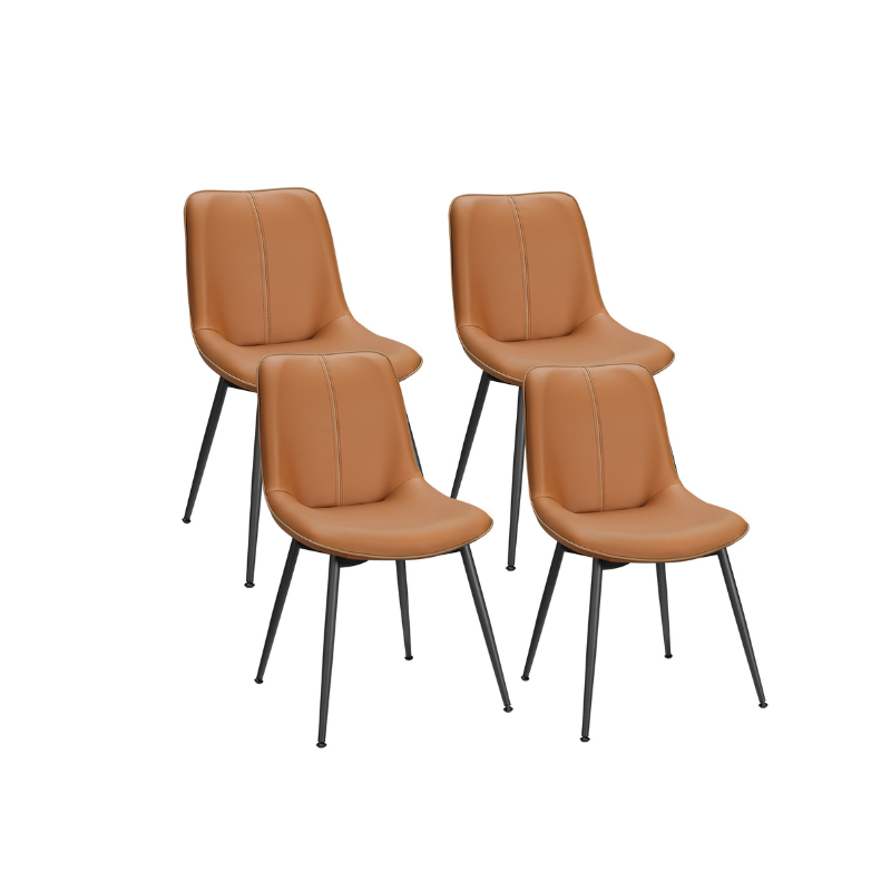 Leather Dining Chairs Set of 4