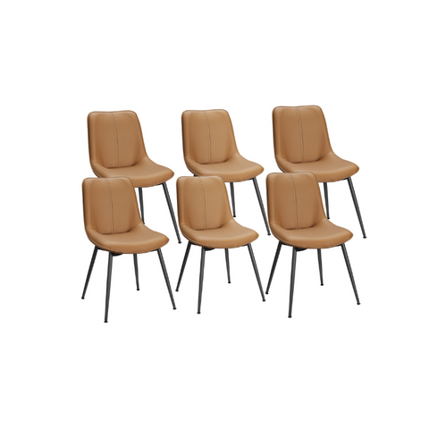 Leather Dining Chairs Set of 6