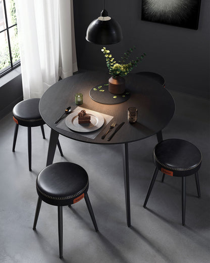 EKHO Collection - Dining Chairs Stools Set of 2 - HWLEXTRA 