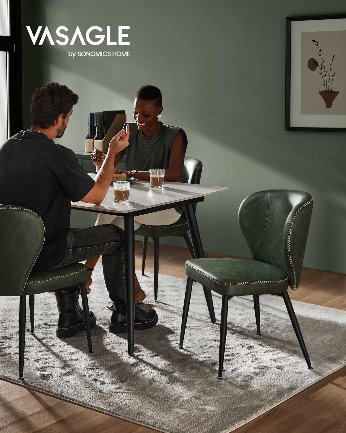 EKHO Collection - Dining Chairs Mid Century - HWLEXTRA 