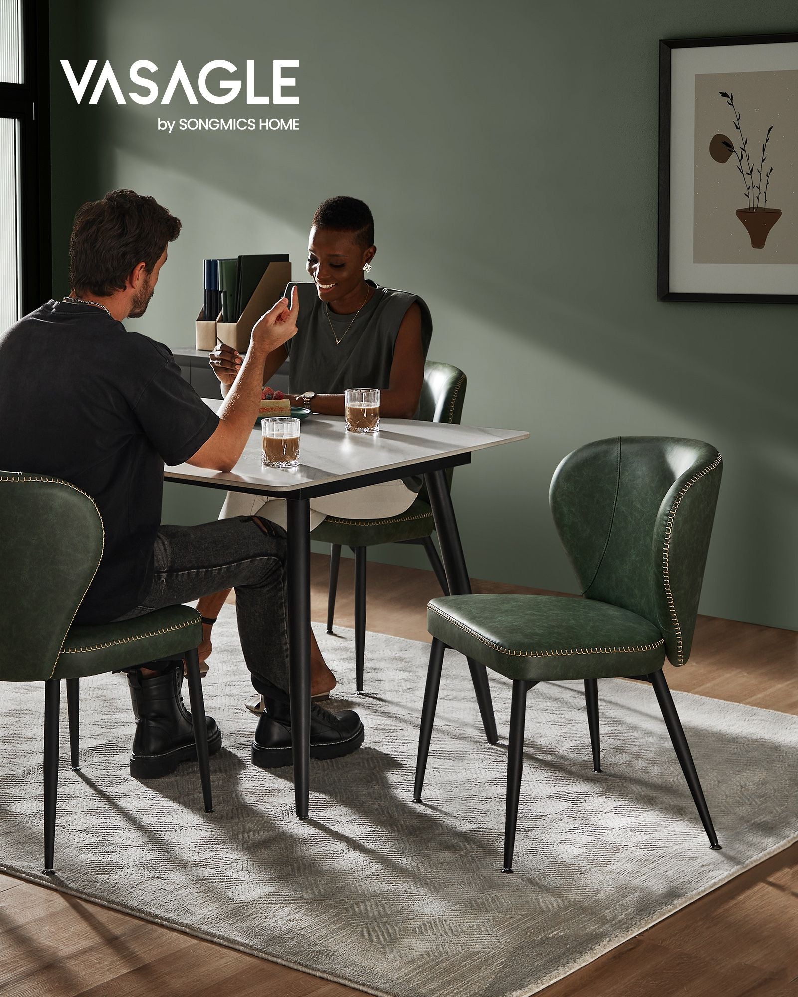 EKHO Collection - Dining Chairs Mid Century - HWLEXTRA 