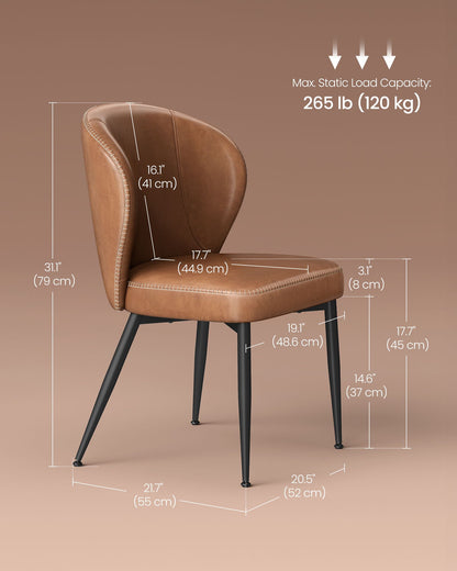 EKHO Collection - Dining Chairs Mid Century - HWLEXTRA 