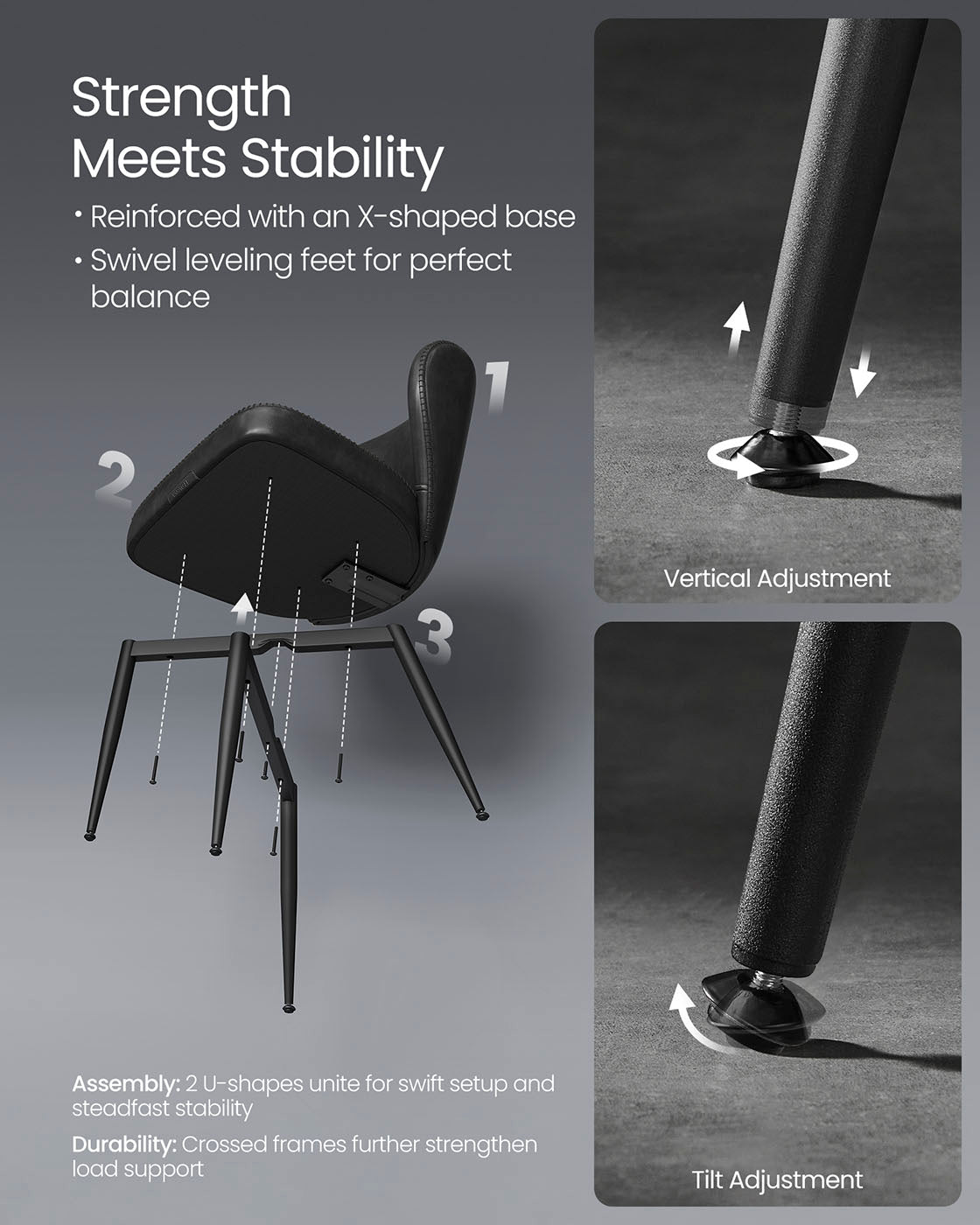 EKHO Collection - Dining Chairs Set of 6